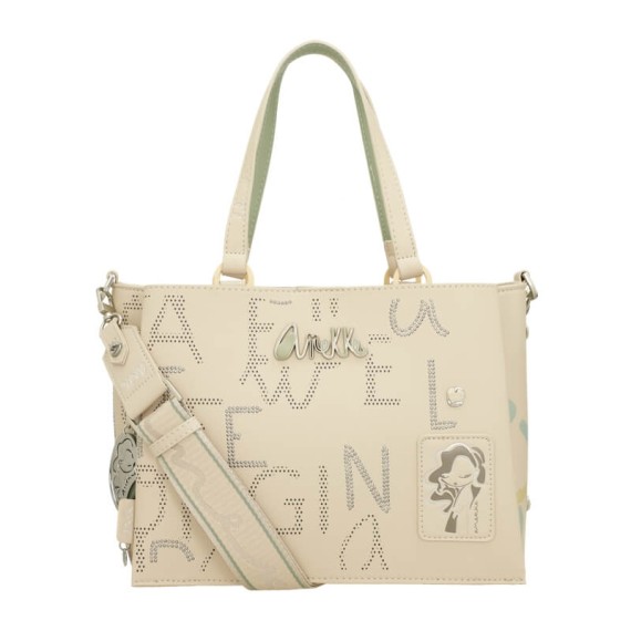 ANEKKE Mala de Mão Alças Curtas Alma Original Bege | Ref. 280.40741-224