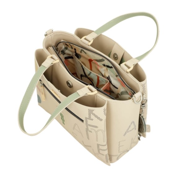 ANEKKE Mala de Mão Alças Curtas Alma Original Bege | Ref. 280.40741-224