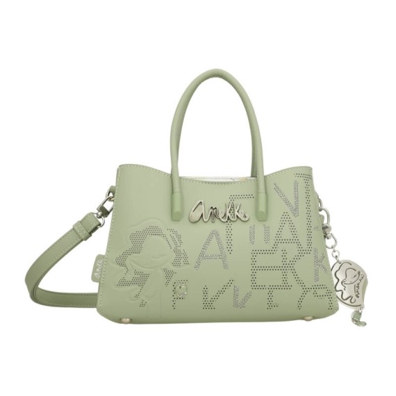 ANEKKE Mala de Mão Alças Curtas Alma Original Verde | Ref. 280.40741-388 ANEKKE Mala de Mão Alças Curtas Alma Original Verde | Ref. 280.40741-388