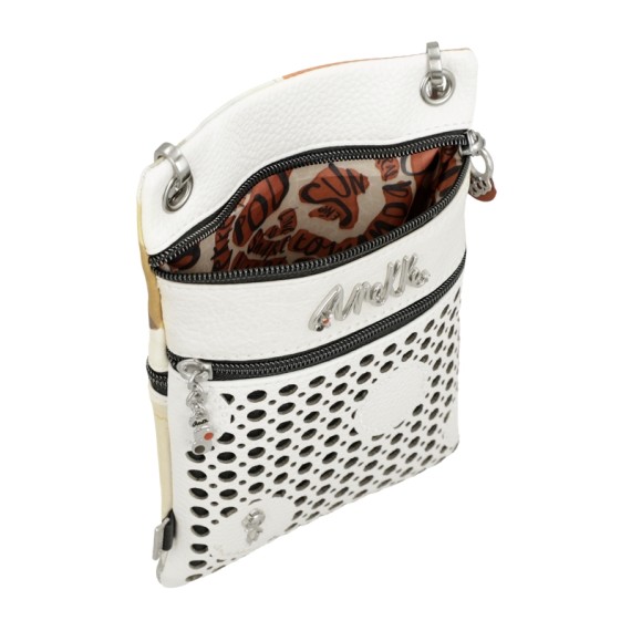 ANEKKE Mini Bolsa de Tiracolo Alma Lunares  Branco | Ref. 280.40723-905