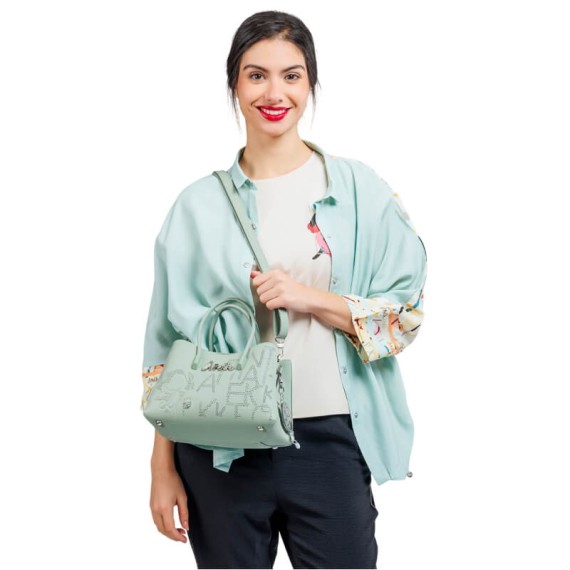 ANEKKE Mala de Mão Alças Curtas Alma Original Verde | Ref. 280.40741-388 ANEKKE Mala de Mão Alças Curtas Alma Original Verde | Ref. 280.40741-388