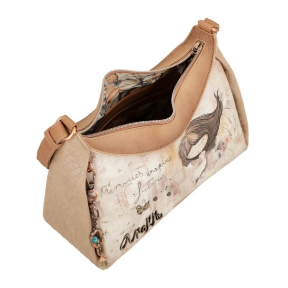 ANEKKE Bolsa de Tiracolo Memories Castanha | Ref. 280.40803-481