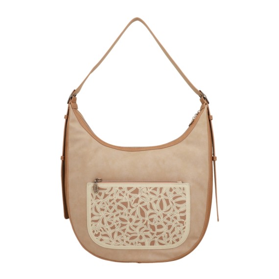 ANEKKE Mala de Ombro Oval Memories Castanha | Ref. 280.40802-354