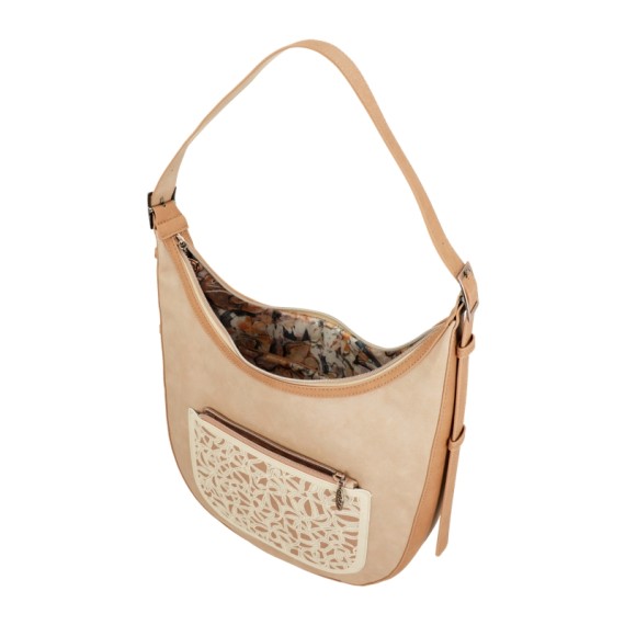 ANEKKE Mala de Ombro Oval Memories Castanha | Ref. 280.40802-354