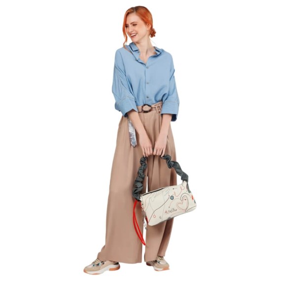 ANEKKE Mala de Ombro Alma Olé Azul | Ref. 280.40762-384