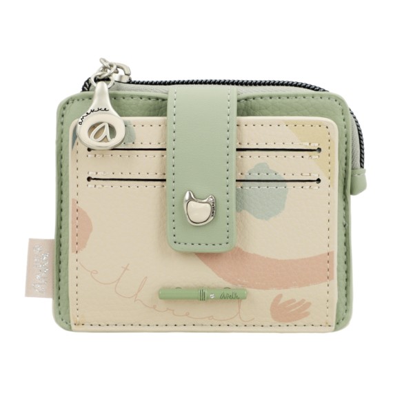 ANEKKE Porta-Cartões Pequeno Alma Original Verde | Ref. 280.40749-028