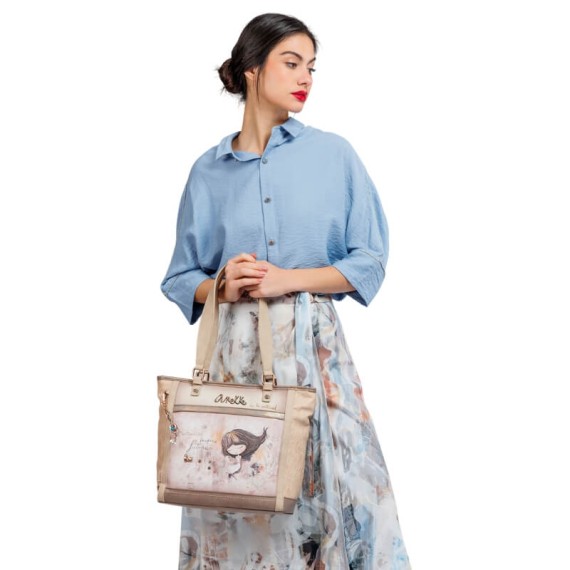 ANEKKE Mala de Ombro Memories Azul | Ref. 280.40802-047