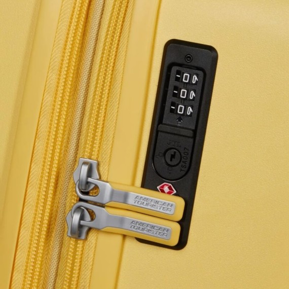 AMERICAN TOURISTER Mala de Viagem Média 66cm 4R Exp. Dynabelt Amarela | Ref. 92MH800206