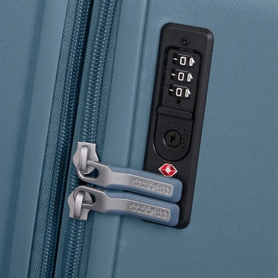 AMERICAN TOURISTER Mala de Viagem Média 66cm 4R Exp. Dynabelt Azul | Ref. 92MH800201