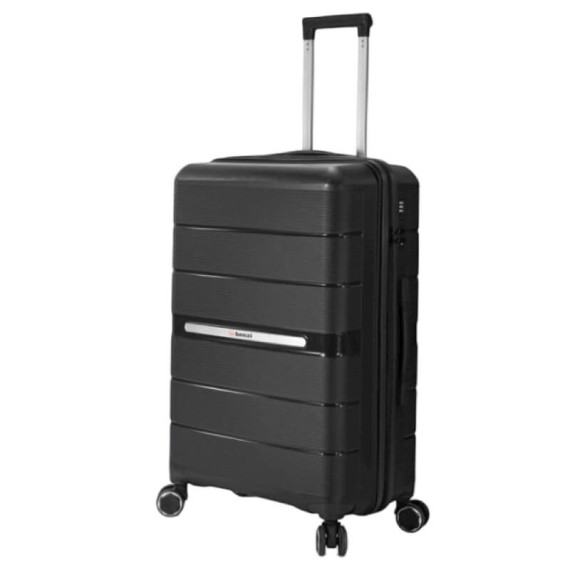 BENZI Mala de Viagem / Trolley Médio 61cm 4R. Exp. BZ5809 Preta | Ref. 288.BZ5809P-B