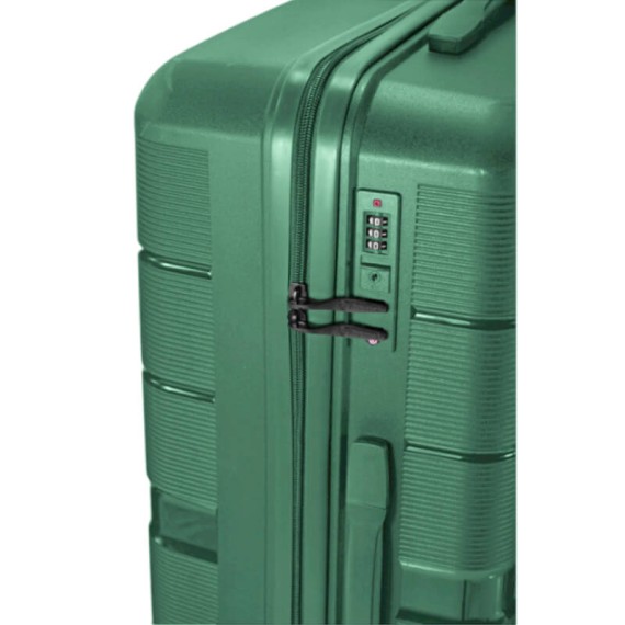 BENZI Mala de Viagem / Trolley Médio 61cm 4R. Exp. BZ5809 Verde | Ref. 288.BZ5809V-B