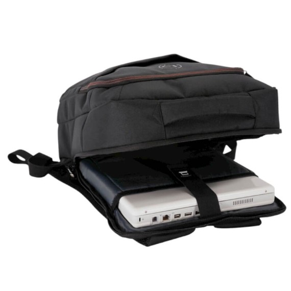 BENZI Mochila para Computador 14” BZ5427 Preto c/ Laranja | Ref. 288.BZ5427PL