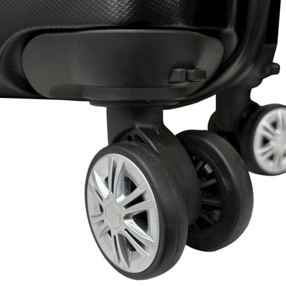 Mala Cabine / Trolley 47cm 4R. Amovíveis TALENT 38 Preta | Ref. 337.38P