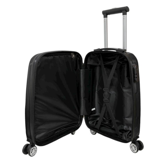 Mala Cabine / Trolley 47cm 4R. Amovíveis TALENT 38 Preta | Ref. 337.38P