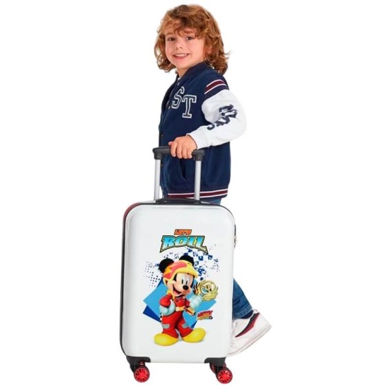 Mala de Cabine / Trolley 55cm 4 Rodas Spinner MICKEY Joy Multicolor | Ref. 186.2391461