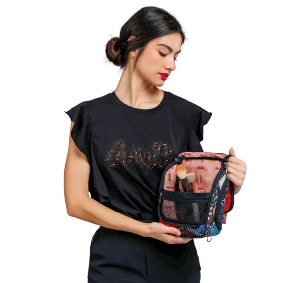 ANEKKE Necessaire de Viagem Grande Alma 40577-011 Preta | Ref. 280.40577-011