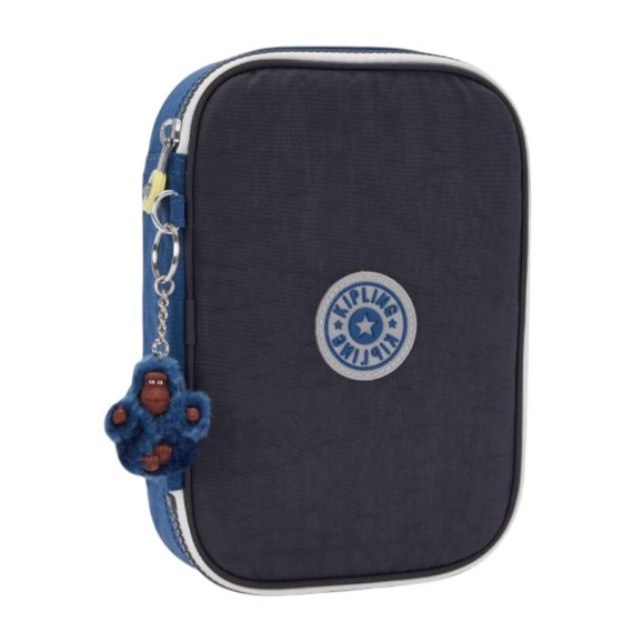 Estojo Escolar KIPLING 100 Pens Fantasy Blue Block | Ref. 187.40K094058FB