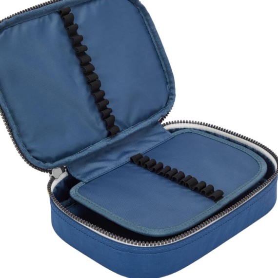 Estojo Escolar KIPLING 100 Pens Fantasy Blue Block | Ref. 187.40K094058FB