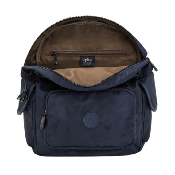 Mochila Casual KIPLING City Pack S Satin Camo Blue | Ref. 187.40KI252553I Mochila Casual KIPLING City Pack S Satin Camo Blue | Ref. 187.40KI252553I