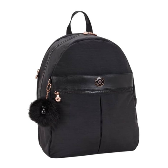 Mochila Média Casual KIPLING Carla Black Dazz Wk | Ref. 187.40KI0097Q3V