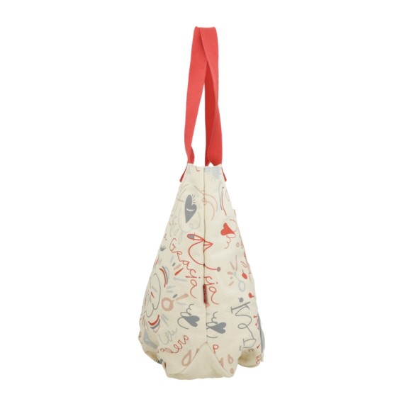 ANEKKE Saco de Praia Flexível Alma Olé Bege/Vermelho | Ref. 280.40474-231