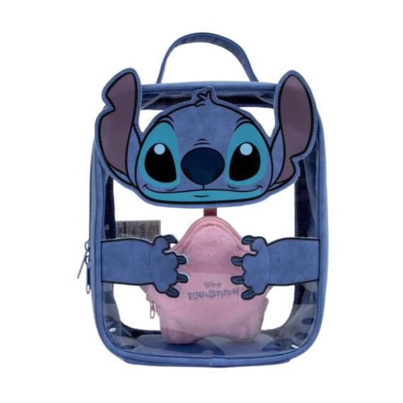 Bolsa de Cosméticos c/ Porta-Moedas STITCH 2500003187 Azul | Ref. 299.2500003187