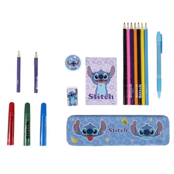 Estojo com Conjunto de Pintura STITCH Azul | Ref. 299.2700001224
