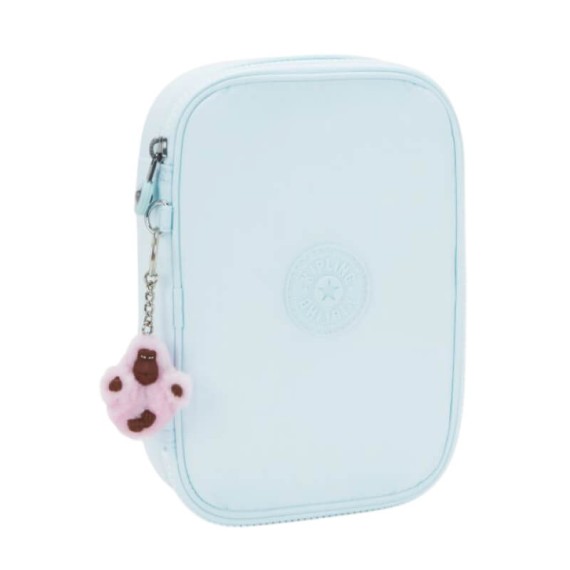 Estojo Escolar KIPLING 100 Pens Blue Sky Metallic | Ref. 187.40KI36245MB