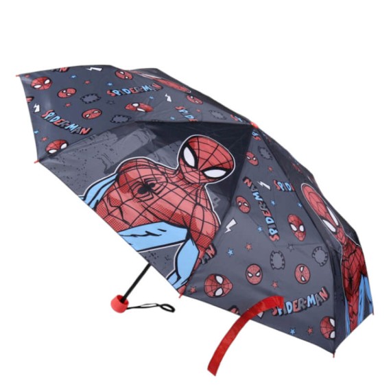 Guarda-Chuva Dobrável Manual 50/8 SPIDERMAN 2400000660 Preto | Ref. 299.2400000660