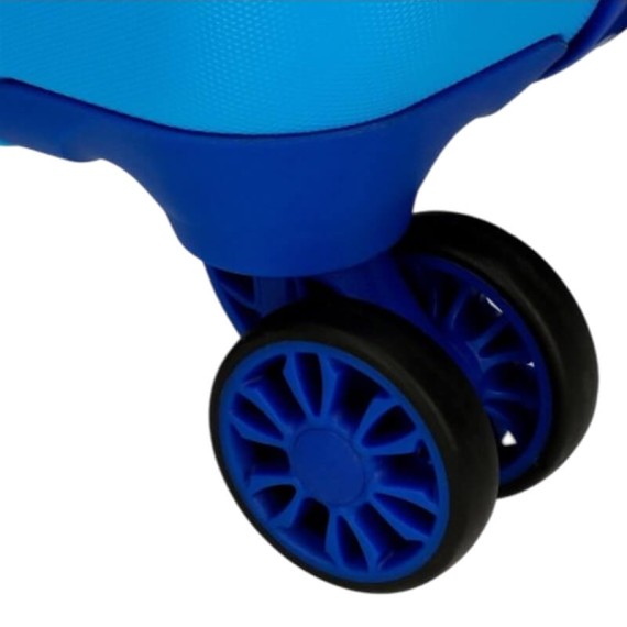 Mala de Cabine / Trolley 50cm 4R MICKEY Peek a Boo Azul Celeste | Ref. 186.4221341