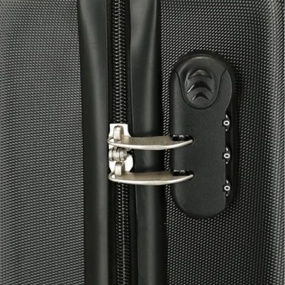 Mala de Cabine / Trolley 55cm 4R Tartarugas Ninja Preta | Ref. 186.2131141