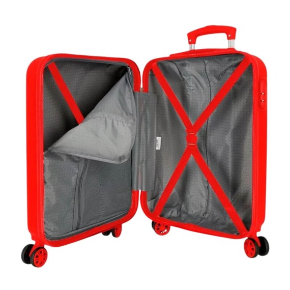 Mala de Cabine / Trolley 55cm 4R SPIDERMAN Black Vermelha | Ref. 186.4581431