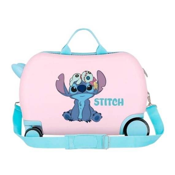 Mala de Viagem Infantil ABS 4R Easyjet STITCH In the Word Rosa | Ref. 186.2091041 Mala de Viagem Infantil ABS 4R Easyjet STITCH In the Word Rosa | Ref. 186.2091041