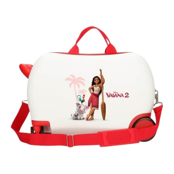 Mala de Viagem Infantil ABS 4R Easyjet VAIANA and Friends Branca | Ref. 186.2171041