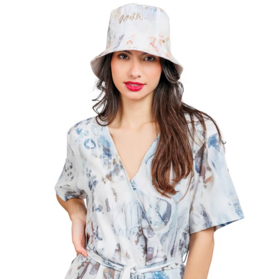 ANEKKE Chapéu de Pescador Reversível Memories Stories Bege | Ref. 280.40481-102