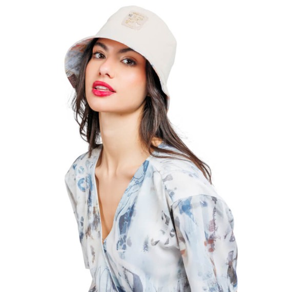 ANEKKE Chapéu de Pescador Reversível Memories Stories Bege | Ref. 280.40481-102