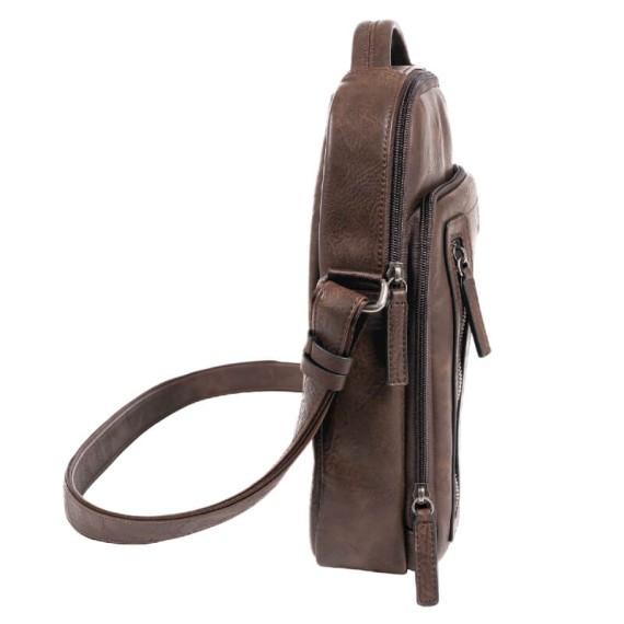 Bolsa de Tiracolo c/ Asa de Mão MATTIES Verota Castanha | Ref. 132.4018280