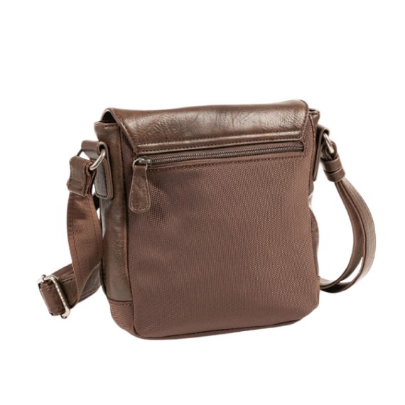 Bolsa de Tiracolo c/ Pala MATTIES Nylon Sport Castanha | Ref. 132.4019180 Bolsa de Tiracolo c/ Pala MATTIES Nylon Sport Castanha | Ref. 132.4019180