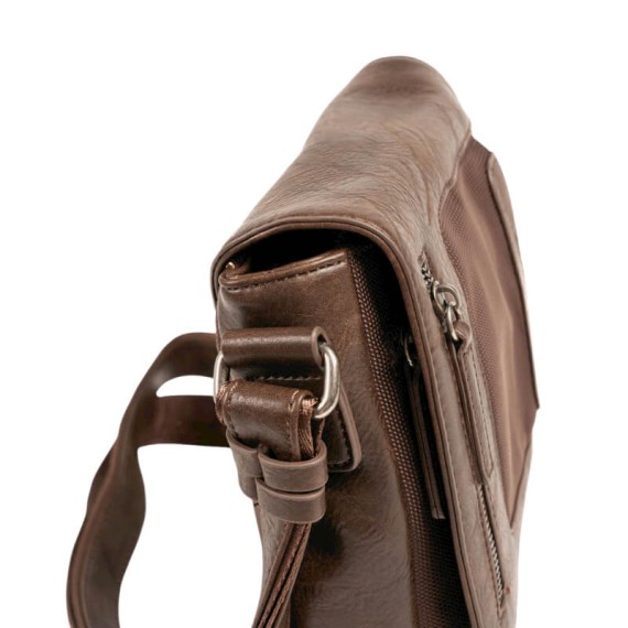 Bolsa de Tiracolo c/ Pala MATTIES Nylon Sport Castanha | Ref. 132.4019180 Bolsa de Tiracolo c/ Pala MATTIES Nylon Sport Castanha | Ref. 132.4019180