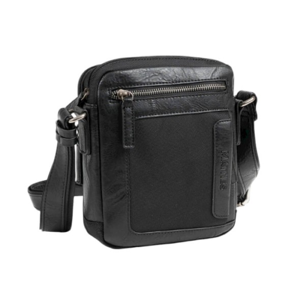 Bolsa de Tiracolo Pequena 2C MATTIES Nylon Sport Preta | Ref. 132.4019420