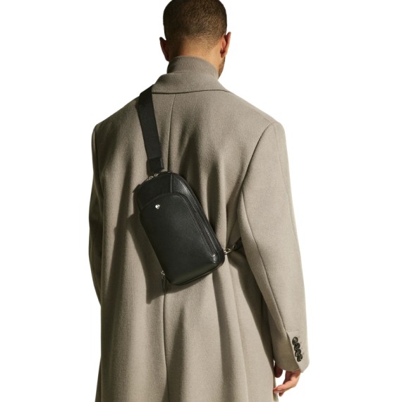 Bolsa Transversal MONTBLANC Sartorial Preta | Ref. 238.199368 Bolsa Transversal MONTBLANC Sartorial Preta | Ref. 238.199368