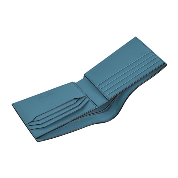 Carteira Horizontal 8CC MONTBLANC 4810 Smoky Blue | Ref. 238.199343