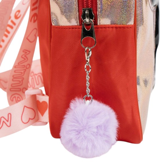 Mochila Infantil 23cm MINNIE 2100005678 Vermelho/Dourado | Ref. 299.2100005678 Mochila Infantil 23cm MINNIE 2100005678 Vermelho/Dourado | Ref. 299.2100005678