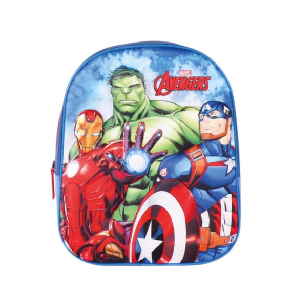 Mochila Infantil 31cm AVENGERS 3D 2100004067 Azul | Ref. 299.2100004067 Mochila Infantil 31cm AVENGERS 3D 2100004067 Azul | Ref. 299.2100004067