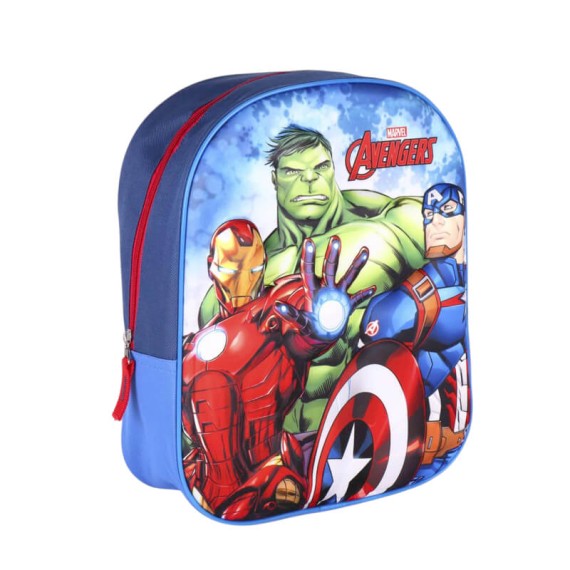 Mochila Infantil 31cm AVENGERS 3D 2100004067 Azul | Ref. 299.2100004067 Mochila Infantil 31cm AVENGERS 3D 2100004067 Azul | Ref. 299.2100004067