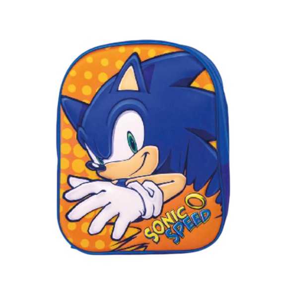 Mochila Infantil 31cm SONIC 3D 2100004344 Azul Escuro | Ref. 299.2100004344 Mochila Infantil 31cm SONIC 3D 2100004344 Azul Escuro | Ref. 299.2100004344