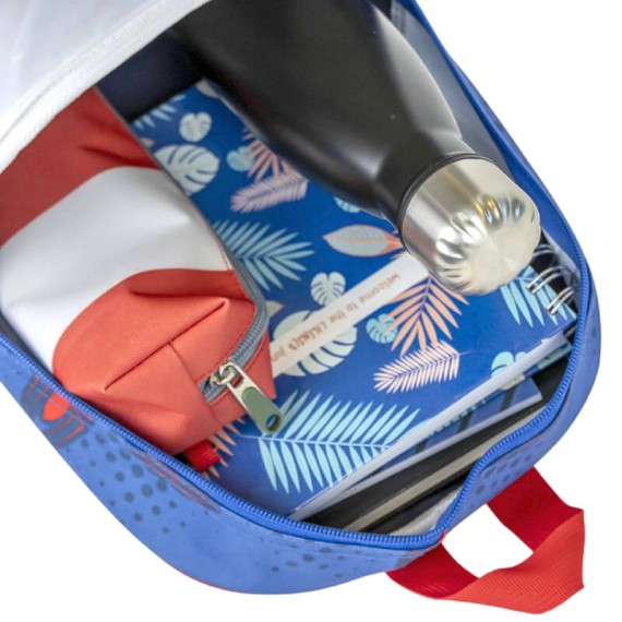 Mochila Infantil 31cm SPIDERMAN 3D 2100005108 Azul | Ref. 299.2100005108