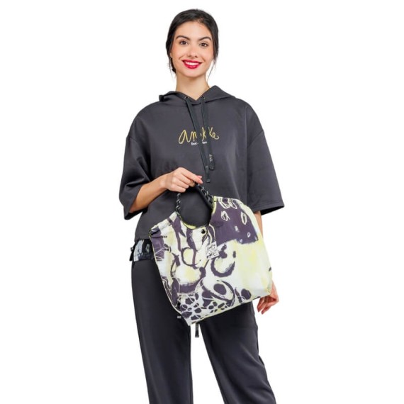 ANEKKE Saco de Praia Nylon Nature Towanda Verde/Preto | Ref. 280.40484-241