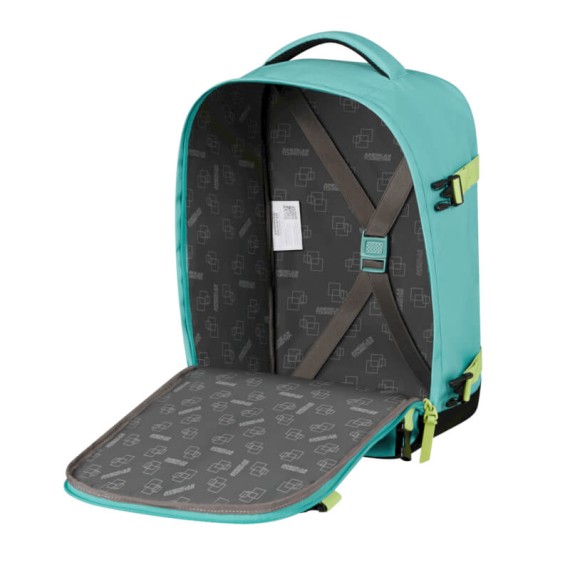 AMERICAN TOURISTER Mochila Cabine Ryanair Take2Cabin Turquesa/Lima | Ref. 92.149174-A647