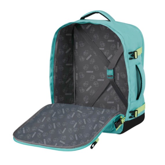 AMERICAN TOURISTER Mochila Cabine 15.6” M EasyJet Take2Cabin Turquesa/Lima | Ref. 92.149175-A647